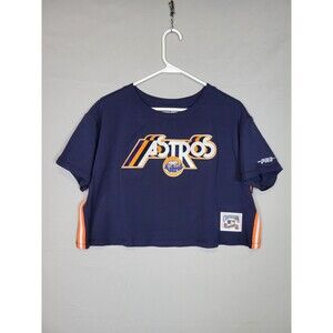 NWT Houston Astros Pro Standard Crop Top Womens Medium Cooperstown Collection